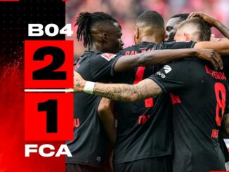 Download Bayer 04 Leverkusen vs FC Augsburg (2-1) Bundesliga Highlights