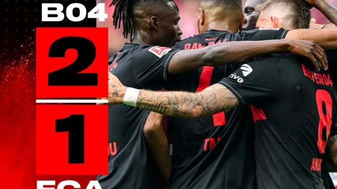 Download Bayer 04 Leverkusen vs FC Augsburg (2-1) Bundesliga Highlights