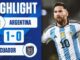 Argentina vs Ecuador 1-0 Highlights | Friendly Match