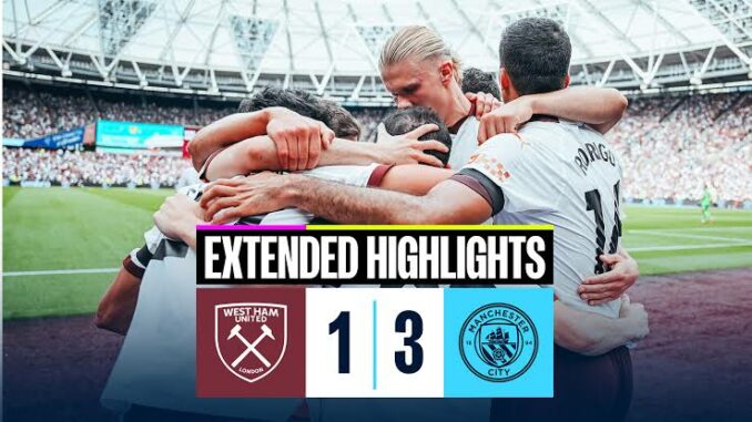 Download West Ham vs Manchester City 1-3 Highlight | Premier League