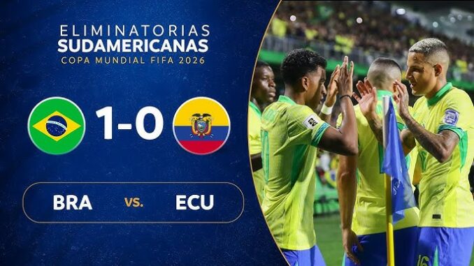 Download Brazil vs Ecuador 1-0 Highlights | 2026 WCQ